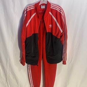 Adidas track jacket & pants. 1114J